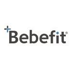 bebefit.eu Bebefit logo in bold text with a small blue plus sign on a white background.